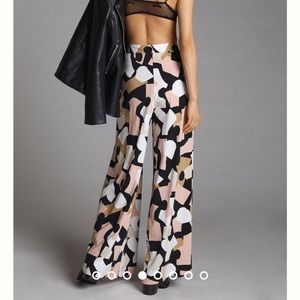 Correy Lynn Carter Wide Leg Abstract Pants